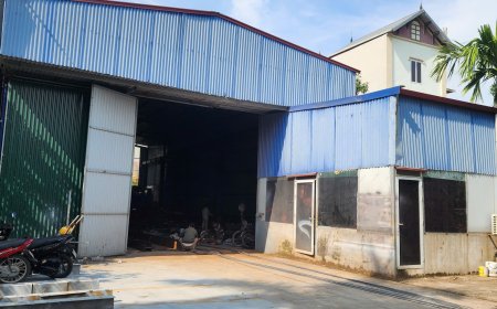 Xây dựng xưởng cơ khí Vượng Phát ở Thôn võng La, Đông Anh, HN