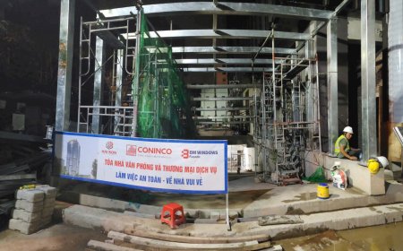 Gia công và lắp dựng Kết cấu thép mái Ramdoc và canopy