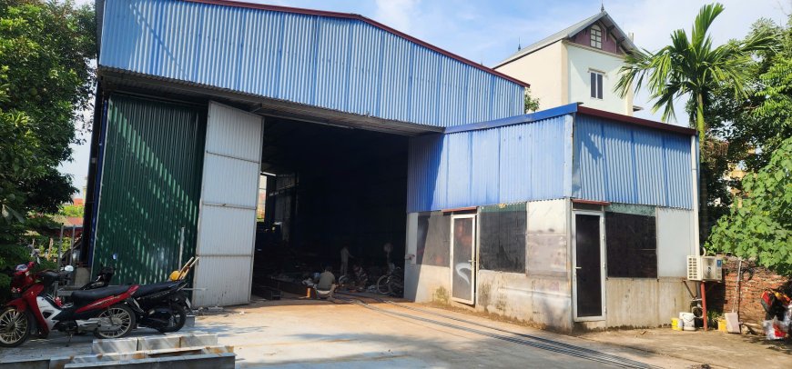 Xây dựng xưởng cơ khí Vượng Phát ở Thôn võng La, Đông Anh, HN